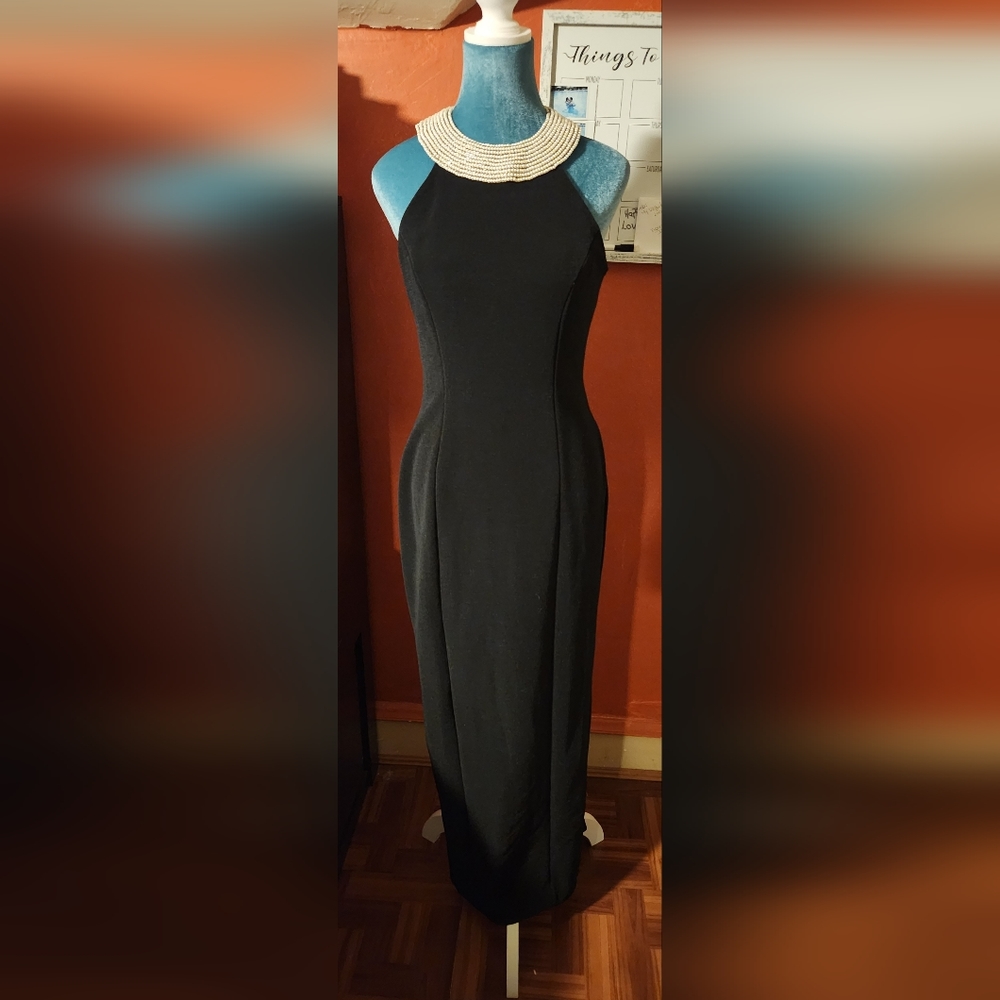 Evening black dress